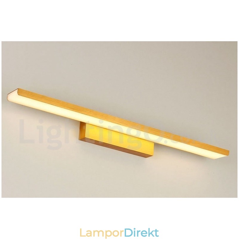 Ipmirror Lamp Badrumsbelysning Aluminiummaterial Och Akrylvägglampor Makeup Lighting