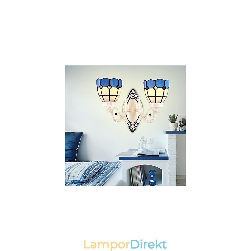 Rustik Lodge Målningsfunktion För Downlight Vägglampor Vägglampa
