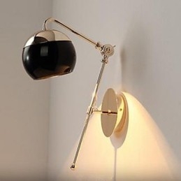 Modern Minimalism Kreativ Vägglampa Vardagsrum Sovrum Studera Karaktären Av Glasdesigner Vägglampa