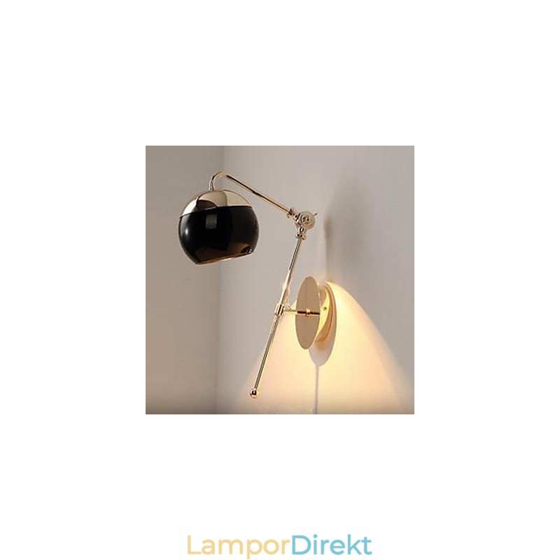 Modern Minimalism Kreativ Vägglampa Vardagsrum Sovrum Studera Karaktären Av Glasdesigner Vägglampa