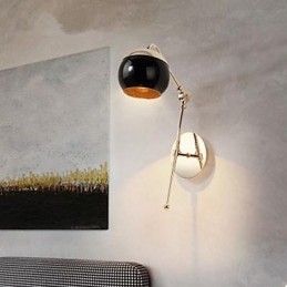Modern Minimalism Kreativ Vägglampa Vardagsrum Sovrum Studera Karaktären Av Glasdesigner Vägglampa