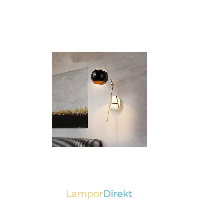 Modern Minimalism Kreativ Vägglampa Vardagsrum Sovrum Studera Karaktären Av Glasdesigner Vägglampa