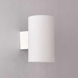 Glasvägglampa För Metallfot Och Glasskärm För Sovrumsljus