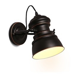 Vintage Metall Vägglampor Industriell Vägglampa Enkelhet Lampa För Cafe Club Bar Belysning