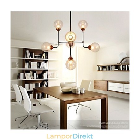 Modern Kreativ Smidesjärnkrona Restaurering Av Antika Sätt Glaskula Molecular Magic Beans Droplight Modern Kreativ Smidesjärnkrona Restaurering Av Antika Sätt Glaskula Molecular Magic Beans Droplight