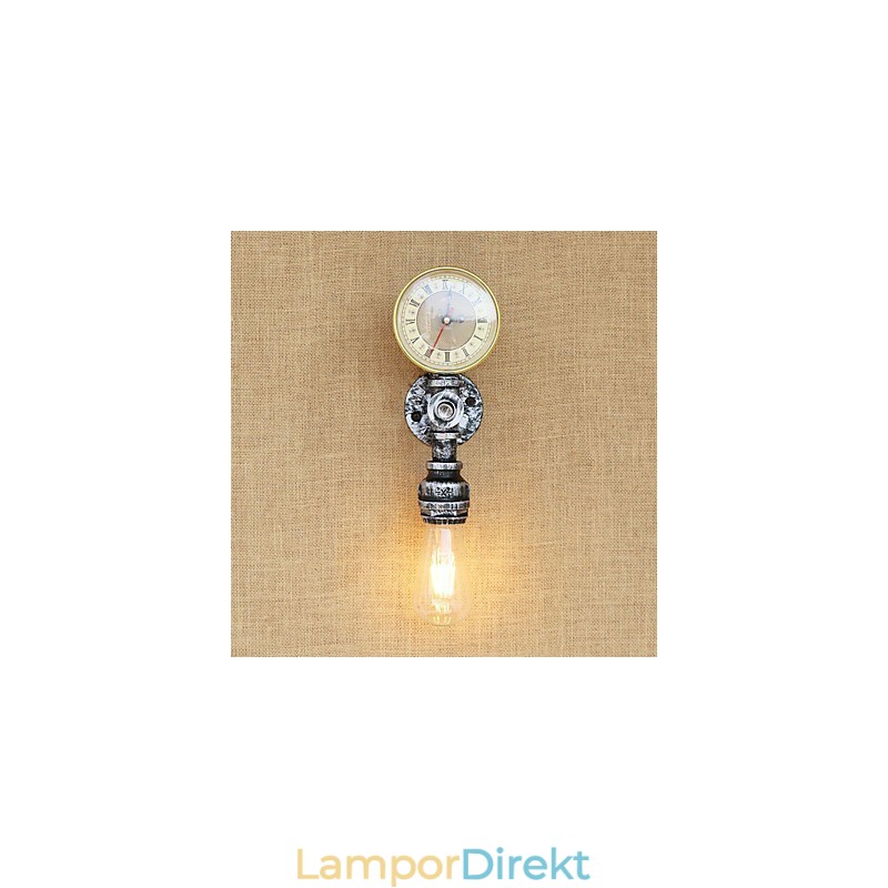 Enkel Country Retro Painting Funktion För Mini Style Ambient Light Wall Sconces Wall Light