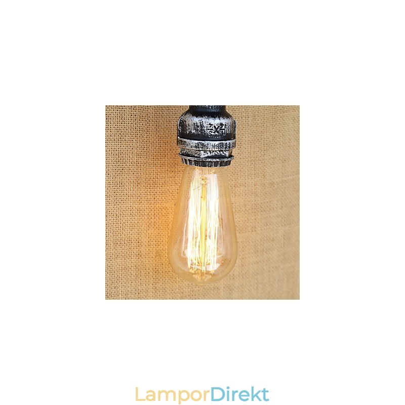 Enkel Country Retro Painting Funktion För Mini Style Ambient Light Wall Sconces Wall Light
