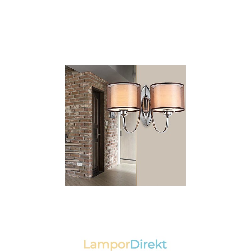 Vintage Elektropläterad Funktion Downlight Vägglampor Vägglampa