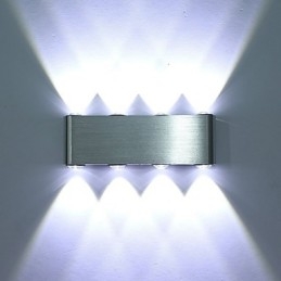 Modern Vägglampa Ljusarmatur Inomhus Hall Vägglampa Aluminium Dekorativ Belysning Integrerad