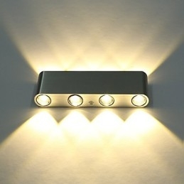 Modern Vägglampa Ljusarmatur Inomhus Hall Vägglampa Aluminium Dekorativ Belysning Integrerad