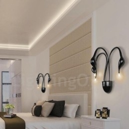 Swan Head Modern Contemporary Multi Colors Ambient Light Wall Sconces Wall Light