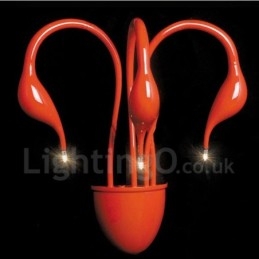 Swan Head Modern Contemporary Multi Colors Ambient Light Wall Sconces Wall Light