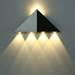 Modern Triangel Vägglampa Ljusarmatur Inomhus Hall Upp Och Ner Vägglampa Spotlight Aluminium Dekorativ Belysning För Studiorestaurang