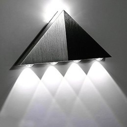 Modern Triangel Vägglampa Ljusarmatur Inomhus Hall Upp Och Ner Vägglampa Spotlight Aluminium Dekorativ Belysning För Studiorestaurang