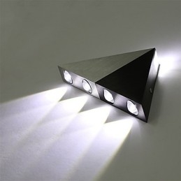 Modern Triangel Vägglampa Ljusarmatur Inomhus Hall Upp Och Ner Vägglampa Spotlight Aluminium Dekorativ Belysning För Studiorestaurang
