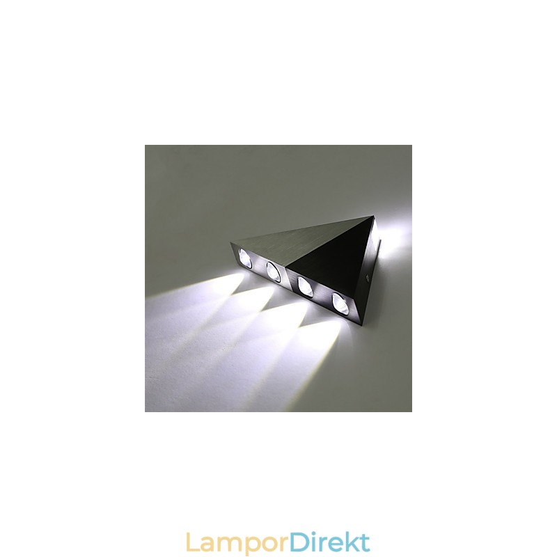 Modern Triangel Vägglampa Ljusarmatur Inomhus Hall Upp Och Ner Vägglampa Spotlight Aluminium Dekorativ Belysning För Studiorestaurang