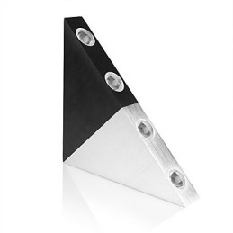 Modern Triangel Vägglampa Ljusarmatur Inomhus Hall Upp Och Ner Vägglampa Spotlight Aluminium Dekorativ Belysning För Studiorestaurang