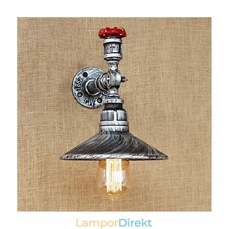 Rustik Lodge Målningsfunktion För Ambient Light Wall Sconces Wall Light Silver Rustik Lodge Målningsfunktion För Ambient Light Wall Sconces Wall Light Silver