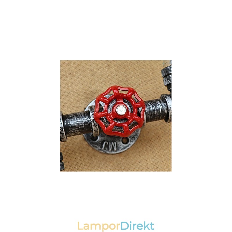 Rustik Lodge Mässing Funktion För Ambient Light Wall Sconces Väggljusblå