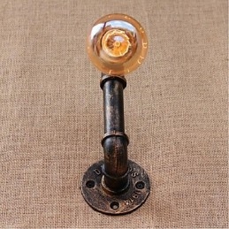 Nostalgi Enkel Vattenpipa Dekorativ Liten Vägglampa Vägglampa
