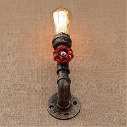 Nostalgi Enkel Vattenpipa Dekorativ Liten Vägglampa Vägglampa