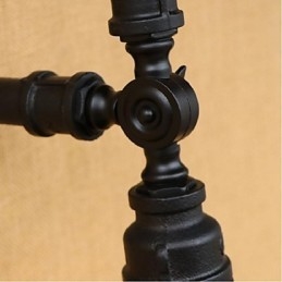 Rustik Lodge Målningsfunktion För Ambient Light Wall Sconces Wall Light Black