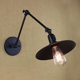 Rustik Lodge Målningsfunktion För Mini Style Swing Arm Downlight Wall Sconces