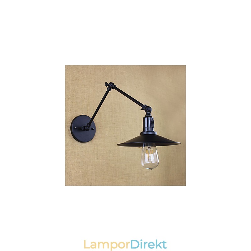 Rustik Lodge Målningsfunktion För Mini Style Swing Arm Downlight Wall Sconces