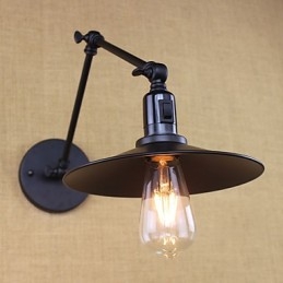 Rustik Lodge Målningsfunktion För Mini Style Swing Arm Downlight Wall Sconces