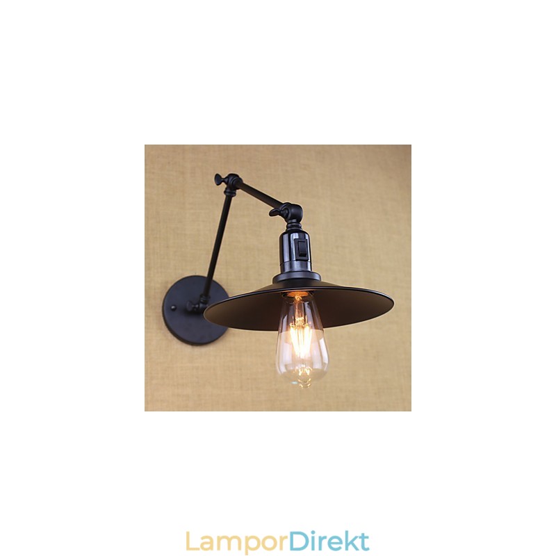 Rustik Lodge Målningsfunktion För Mini Style Swing Arm Downlight Wall Sconces