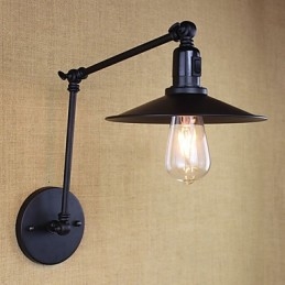 Rustik Lodge Målningsfunktion För Mini Style Swing Arm Downlight Wall Sconces
