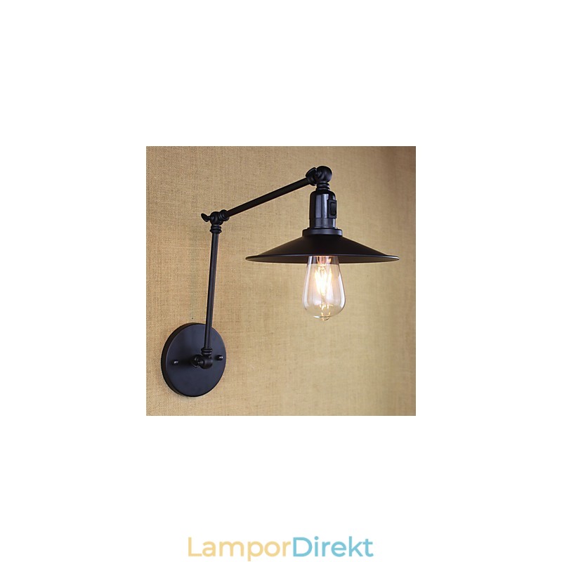 Rustik Lodge Målningsfunktion För Mini Style Swing Arm Downlight Wall Sconces