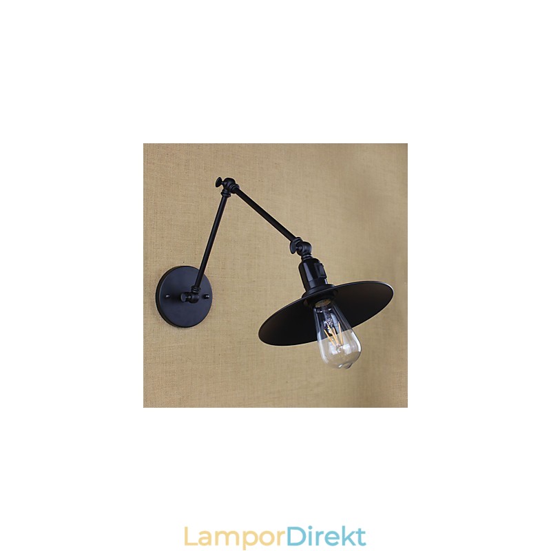 Rustik Lodge Målningsfunktion För Mini Style Swing Arm Downlight Wall Sconces