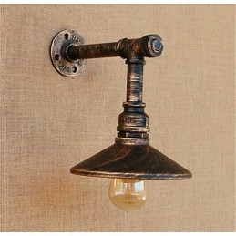 Rustik Lodge Country Antik Mässing Funktion För Ambient Light Wall Sconces Wall Light