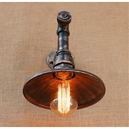 Rustik Lodge Country Antik Mässing Funktion För Ambient Light Wall Sconces Wall Light
