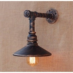 Rustik Lodge Country Antik Mässing Funktion För Ambient Light Wall Sconces Wall Light