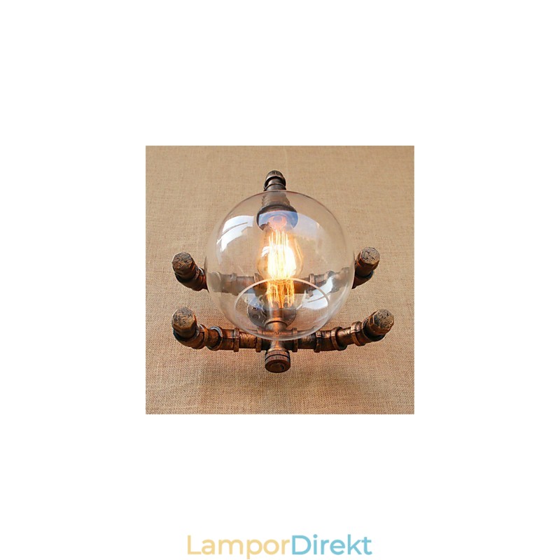 Rustik Lodge Country Antik Mässing Funktion För Ambient Light Wall Sconces Wall Light