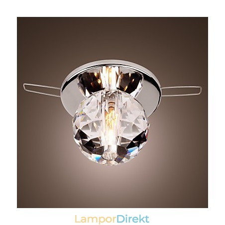 Modern Och Modern Kristall Mini Style Chrome Metal Flush Mount Modern Och Modern Kristall Mini Style Chrome Metal Flush Mount