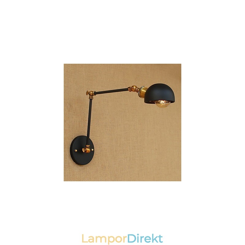 Nostalgisk Kreativ Restaurangbar Vägglampa Med Lång Arm