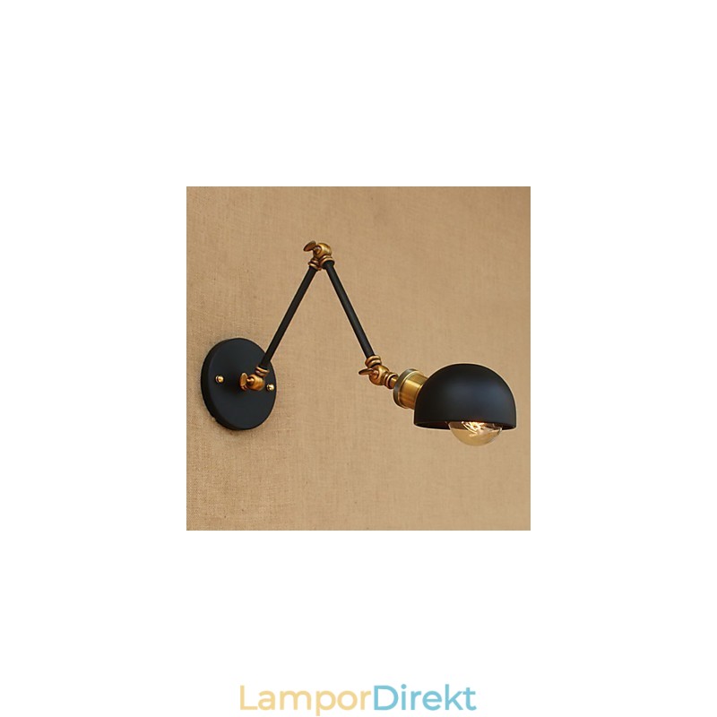 Nostalgisk Kreativ Restaurangbar Vägglampa Med Lång Arm