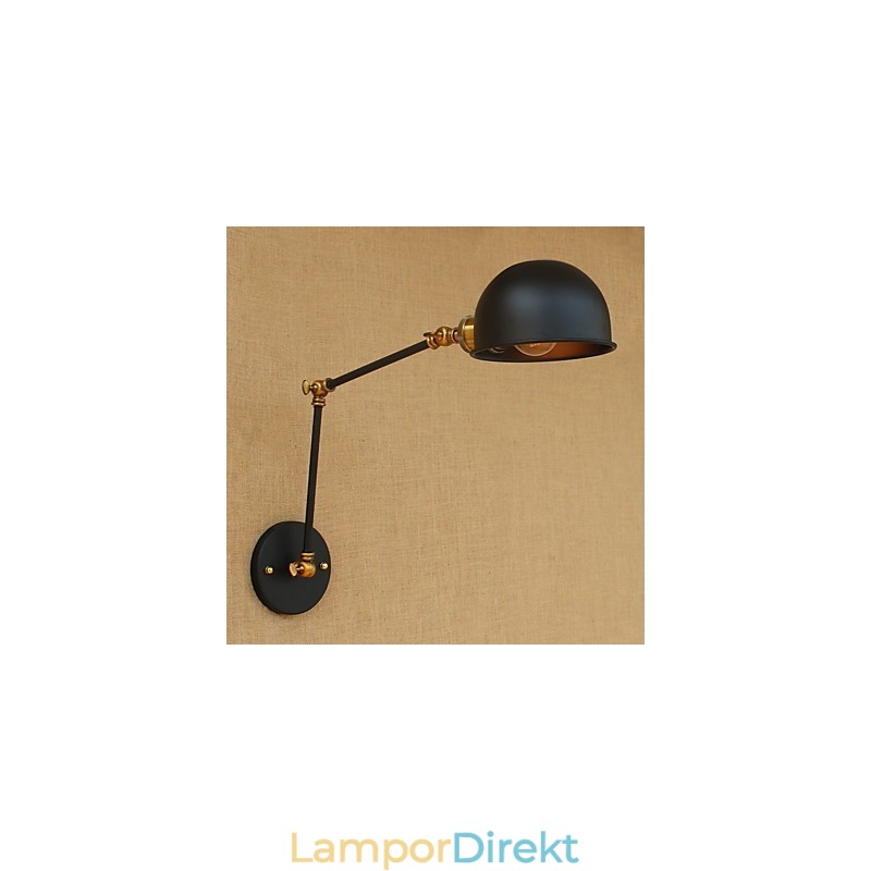 Nostalgisk Kreativ Restaurangbar Vägglampa Med Lång Arm