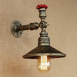 Retro Restaurant Edison Industrislangar Enkelt Huvud Prydnad Vägglampa