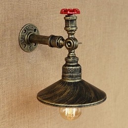 Retro Restaurant Edison Industrislangar Enkelt Huvud Prydnad Vägglampa