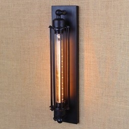 Europa Retro Klädaffär Restaurang Scen Dekorativ Konst Vägglampa