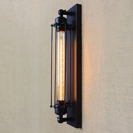 Europa Retro Klädaffär Restaurang Scen Dekorativ Konst Vägglampa