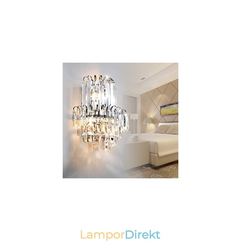 Vägglampetter Kristall Modernt Modernt Glas