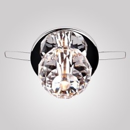 Modern Och Modern Kristall Mini Style Chrome Metal Flush Mount