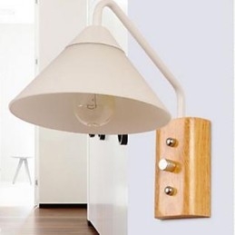 Japansk Koreansk Aisle Veranda Trappor Sovrum Sänglampa Vägglampa Glas Trä