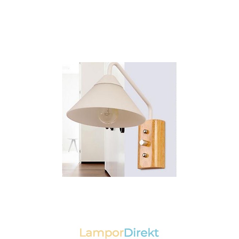 Japansk Koreansk Aisle Veranda Trappor Sovrum Sänglampa Vägglampa Glas Trä