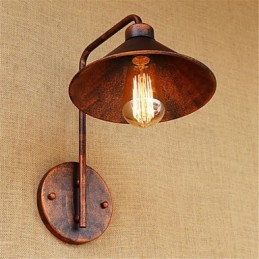 American Country Retro Järn Dekorativ Kreativ Personlighet Café Restaurang Belysning